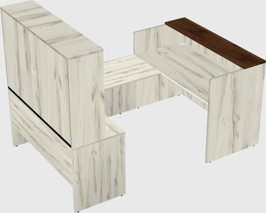 Modular reception desk