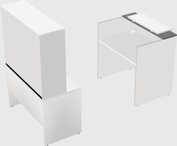 Modular reception desk