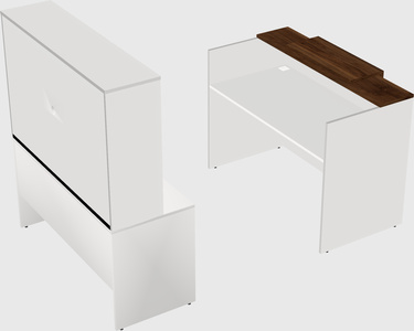 Modular reception desk