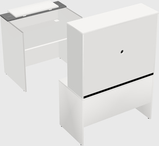 Modular reception desk