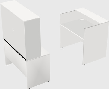 Modular reception desk