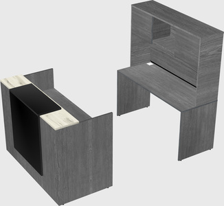 Modular reception desk