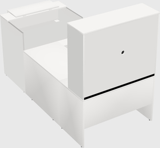 Modular reception desk