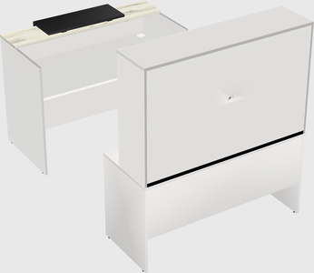 Modular reception desk