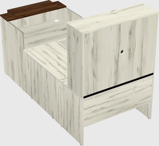 Modular reception desk