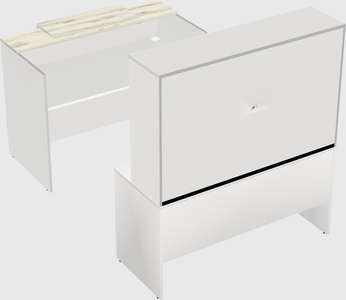 Modular reception desk