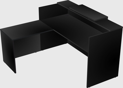 L-shaped modular reception