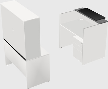 Modular reception desk