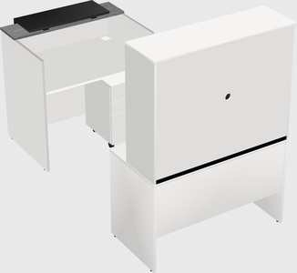 Modular reception desk