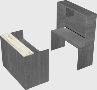 Modular reception desk