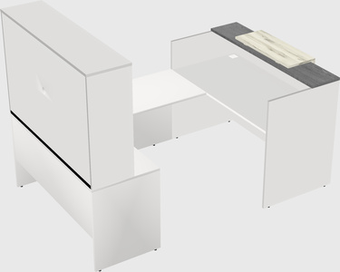 Modular reception desk