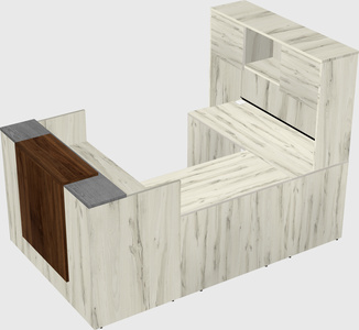 Modular reception desk