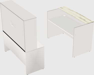 Modular reception desk