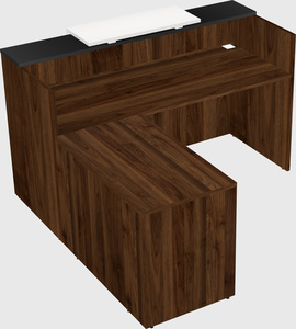 L-shaped modular reception