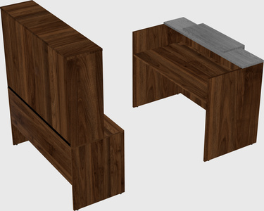 Modular reception desk