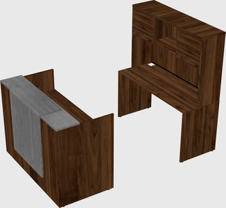 Modular reception desk