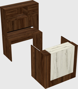 Modular reception desk
