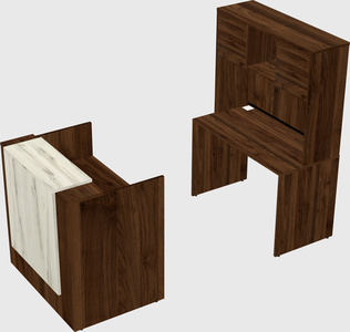 Modular reception desk