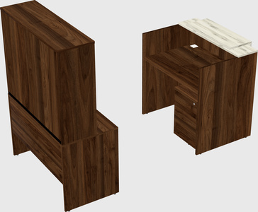 Modular reception desk