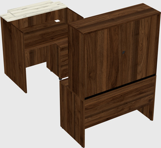 Modular reception desk