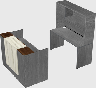 Modular reception desk