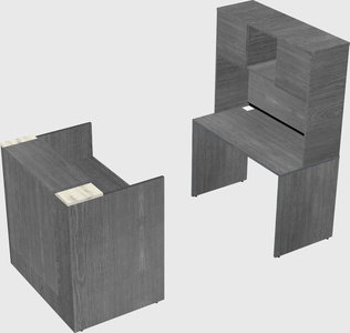 Modular reception desk