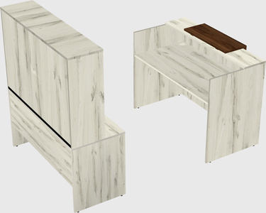 Modular reception desk