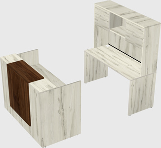 Modular reception desk