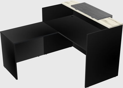 L-shaped modular reception