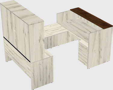 Modular reception desk