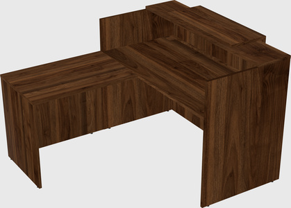 L-shaped modular reception