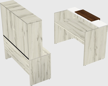 Modular reception desk
