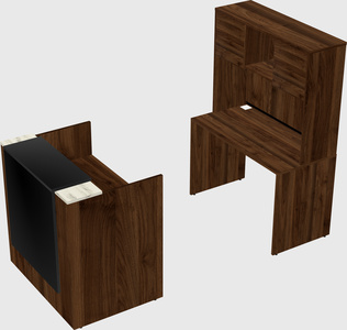 Modular reception desk