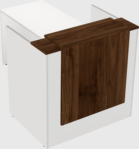 L-shaped modular reception