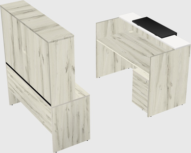 Modular reception desk