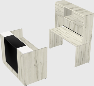 Modular reception desk