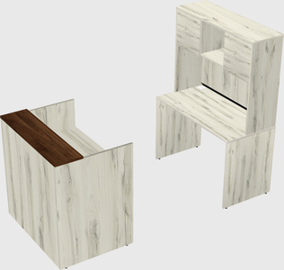Modular reception desk