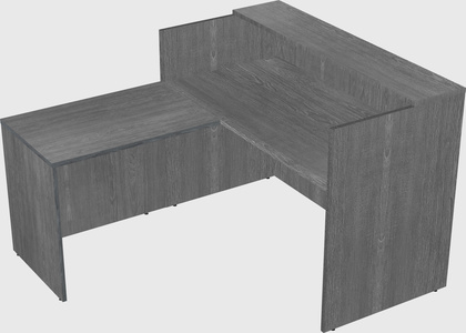 L-shaped modular reception