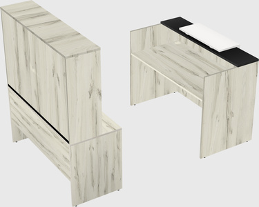 Modular reception desk