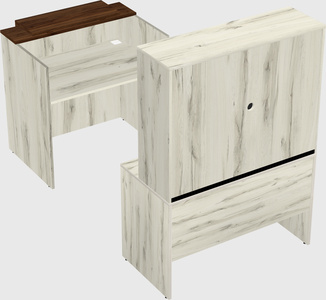 Modular reception desk