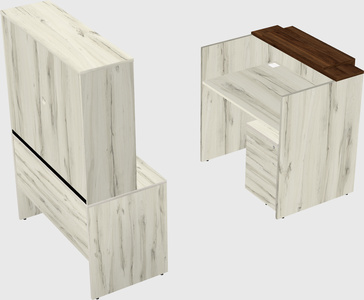 Modular reception desk