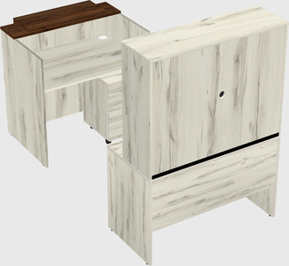 Modular reception desk