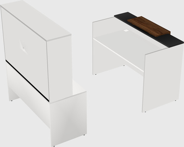 Modular reception desk
