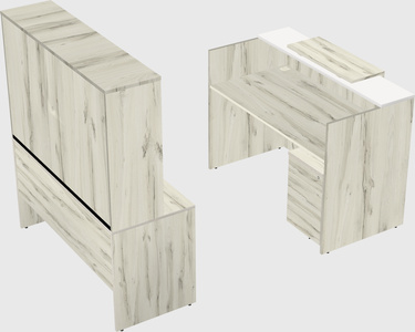 Modular reception desk