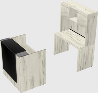 Modular reception desk