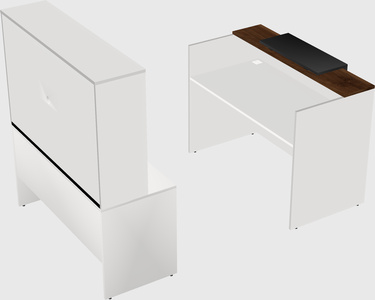 Modular reception desk
