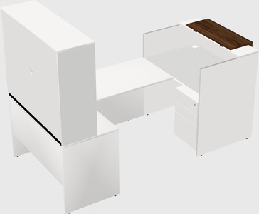 Modular reception desk