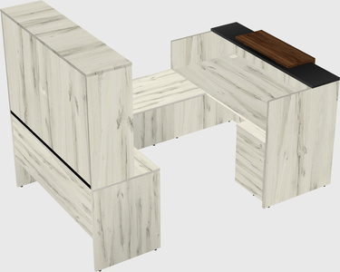 Modular reception desk
