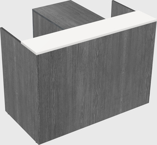 L-shaped modular reception