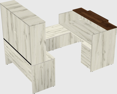 Modular reception desk